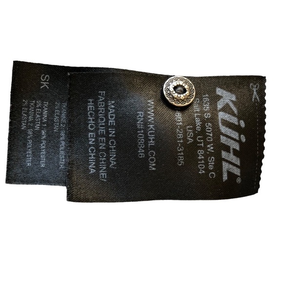 Kuhl Henley Top Pullover Women M Svenna #8339 KUHL Gray White Spacedye Stripe - Picture 10 of 10